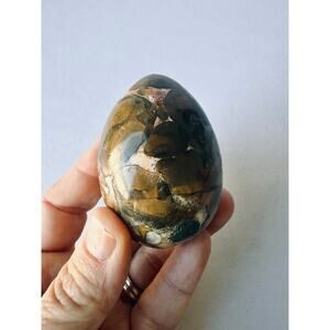Septarian Dragon Stone Egg 2.5” Polished Natural Stone Crystal Decor